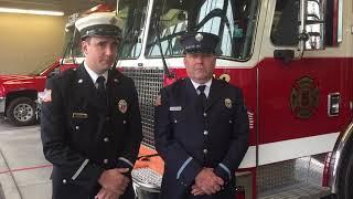 Lehighton firefighters discuss Spirit of Courage Awards