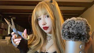 Misa Amane Gives You Tingles ASMR | Mic Rubbing, Plucking, Haircutting, Whispering, Hand Movements