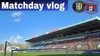 Matchday vlog carlisle united / Harrogate Town Afc / up the blues 