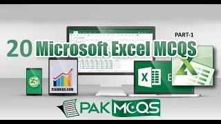 Ms Excel Mcqs Questions and Answers | important Mcqs| part-1 | PAKMCQS.COM