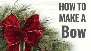 How To Make a Bow - EASY Step by Step DIY tutorial