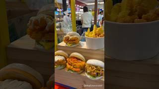 Anyone wants Cheesy Chicken Sandwich??!!  Street Food in Thailand is getting tasty creative! 