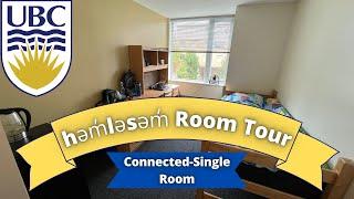 UBC Totem Park Hemlesem Room Tour | UBC Connected-Single Dorm