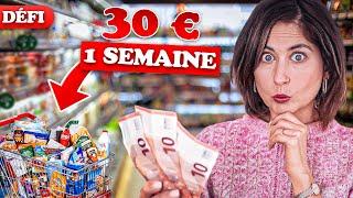 30 euros pour manger 1 semaine ​ 7 jours de repas healthy et petit budget