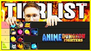 ANIME DUNGEON FIGHTERS BEST FRUIT TIERLIST 2025