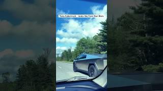 Tesla Cybertruck spotted in NJ USA #cybertruck #tesla #roadtrip #future #travel #shorts