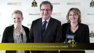 Deutsche Gesetzliche Unfallversicherung GmbH  gewinnt bei den German Stevie Awards 2016