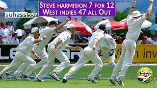 WEST INDIES CRUCIFIED - 47 ALL OUT from 41/5 | STEVE HARMISON takes 7 FOR 12