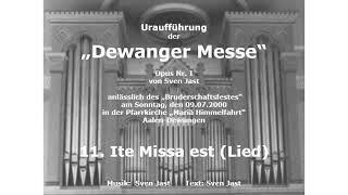 "Dewanger Messe": 11. Ite Missa est (Lied)