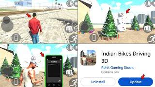 Christmas Tree+New Character Cheat code in Indian bike driving 3d|Indian bike driving 3d new update