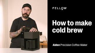 How to make cold brew | Aiden Precision Coffee Maker