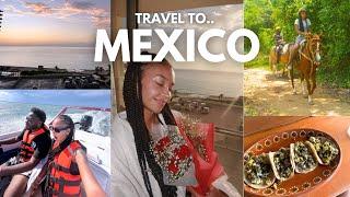 MEXICO TRAVEL VLOG | atvs, horseback riding, speed boats, cenote & more