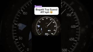 Bugatti Breaks Record: Reaches 417 kph on Highway! #bugatti #bugattiveyron #speed #400kph