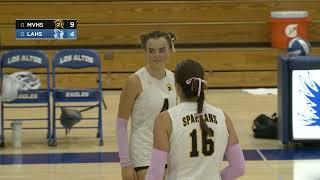 KMVT Sports - Mountain View vs. Los Altos High School Girls Volleyball