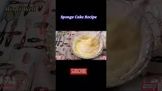 Eggless Sponge Cake Recipe #shorts#ytviralshorts#trending
