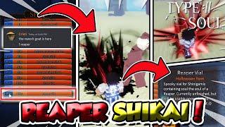 Type Soul *NEW* How To Get Reaper Shikai Fast + Full Guide! (CODES)