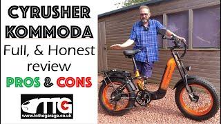 Cyrusher Kommoda. Honest e-bike review. Nearly, but not quite, the Swiss Army knife of #ebike s.