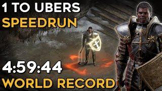 SUB 5! LEVEL 1 TO UBERS PALADIN SPEEDRUN - WORLD RECORD - 4:59:44 IGT | DIABLO 2 RESURRECTED