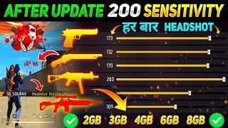 Free Fire Max Auto Headshot Trick 2024 Sensitivity | 2gb, 4gb, 6gb Ram Headshot Sensitivity Setting