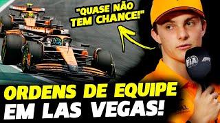 MCLAREN NÃO DEVE MAIS DAR ORDENS DE EQUIPE, EXCETO EM CASO EXTREMO | FÓRMULA 1 | GP EM CASA