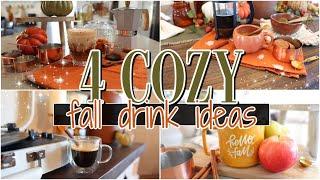 4 COZY FALL DRINK IDEAS ️ | COZY FALL DRINKS RECIPES