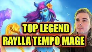 Top Legend Raylla Tempo Mage gameplay - post Perils in Paradise miniset meta