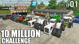 10 Million CHALLENGE | FS22 Timelapse #1 | Nordfriesische Marsch | Farming Simulator 22