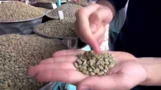 Ethiopian coffee beans at Merkato Market ( Ethiopia)