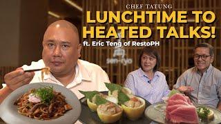 Enjoying Japanese dishes here at Greenhills! | Chef Tatung