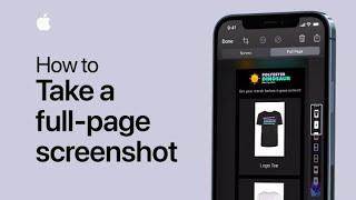 How to take a full-page screenshot on your iPhone or iPad — Apple Support