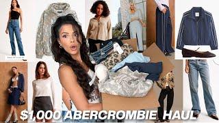 $1,000 Abercrombie Clothing Haul | Fall 2024 try on