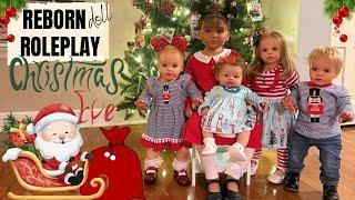 Reborn Doll Christmas Eve Roleplay | Santa’s MAGIC Bag!   #reborns #christmaseve  #rebornpippa