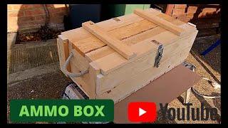 How to make a wooden ammo box / crate DIY ( FROM AN OLD PALLET )