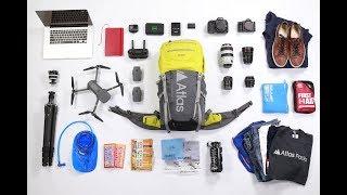 Look at how much fits in the Atlas Athlete Camera Backpack