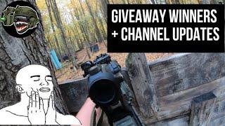 AIRSOFT GIVEAWAY WINNERS + CHANNEL UPDATE 2021