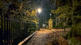 Old Hampstead Village  London Autumn Dawn Walk  Alleys & Graveyards 🪦 4K HDR