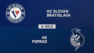 6. kolo: HC SLOVAN Bratislava – HK Poprad 5:1 (HIGHLIGHTY)