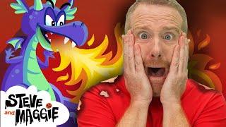 Halloween Monster Shadows Spooky Story with Steve and Maggie | Mermaid Haunted House for Kids