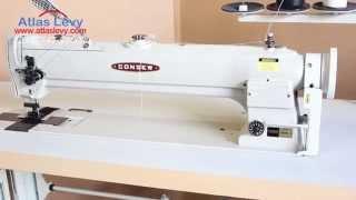 Consew 339RBL-25 Long Arm Double Needle, Walking Foot Sewing Machine