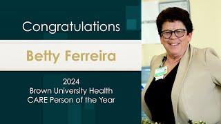 2024 Brown University Health CARE Person of the Year