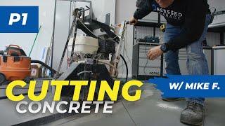 How to Install a Recessed Lift with Mike F: Part 1 (Cutting Concrete)