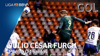 Gol de J. Furch | Puebla 0 - 1 Santos Laguna | Liga BBVA MX - CL 2020  - Jornada 5