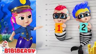 Police Mermaid Chase - Little Mermaid Locked In Prison - Bibiberry Nursery Rhymes & Kids Songs