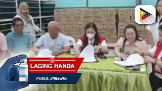 Tagum City, Davao del Norte LGU at DSWD Region 11, pinirmahan ang MOA para sa reflief...