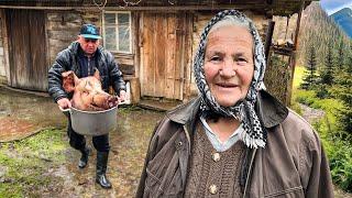 Elderly Mother Shares Ancient Recipe with Her Only Son | Hard Mountain Life Far from Civilization.