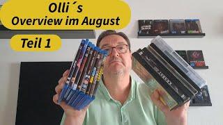 Meine Filme vom August  Teil 1  #bluray #dvds