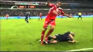 Axel Witzel's infamous tackle on Marcin Wasilewski - Anderlecht vs Standard Liège