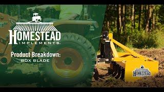 Homestead Implements Pinnacle Series Box Blade Breakdown: With Hamiltonville Farm