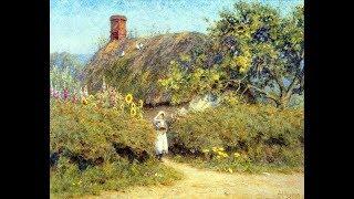 Helen Allingham (1848 – 1926) English artist  ( Victorian era)  Francis Goya / Scarborough fair