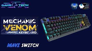 Gametech Venom | Blue Switch Mekanik Klavye